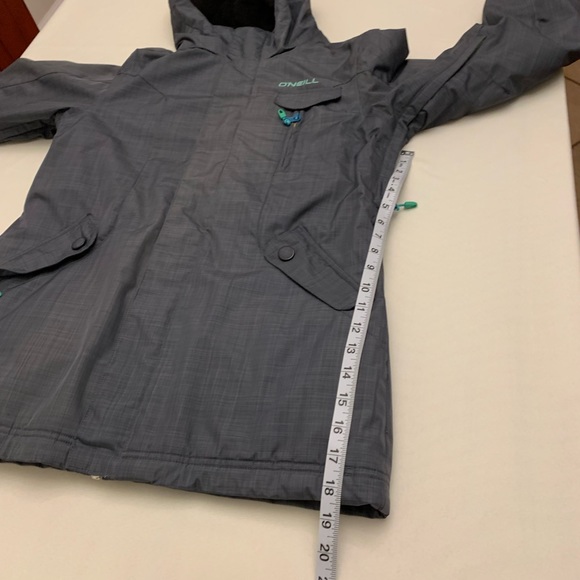 O’NEILL grey hooded jacket size S - Picture 11 of 12